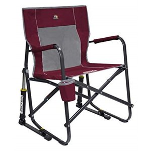 lot 29832 image: GCI Outdoor Freestyle Rocker Portable Folding Rocking Chair Cinnamon