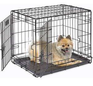 lot 29837 image: MidWest Homes for Pets iCrate, Single Door &amp Double Door Dog Crate - 24