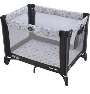lot 29865 image: Graco Pack and Play Portable Playard, Push Button Compact Fold, Carnival