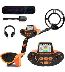 lot 29866 image: SUNPOW Metal Detector for Adults Professional Waterproof-Adjustable High Accuracy Beach Metal Detector with Ground Balance,All Metal & DISC & Notch & Pinpoint 4 Modes - Missing Headphones