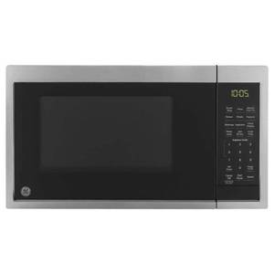 lot 73553 image: GE - 0.9 Cu. Ft. Microwave - Stainless steel