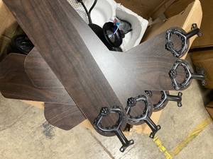 lot 73615 image: Industrial Style Ceiling Fan For Living room or Bedroom
