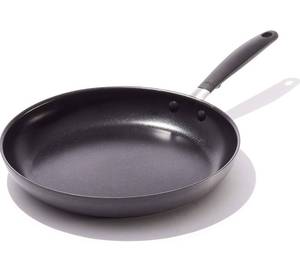 lot 30615 image: OXO Good Grips Hard Anodized PFOA-Free Nonstick 12 Frying Pan Skillet, Black - Retail $50
