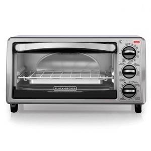 lot 30636 image: Black  Decker 4-Slice Toaster Oven