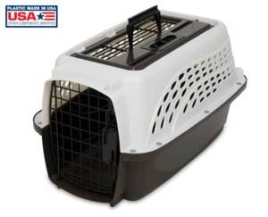 lot 30647 image: Petmate 2 Door Dog & Cat Kennel & Carrier