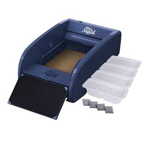 lot 30650 image: LitterMaid Single Cat Self-Cleaning Cat Litter Box, Regular