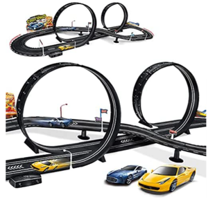 lot 34206 image: Kids Toy-Electric Powered Slot Car Race Track Set