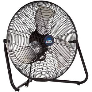 lot 34232 image: B-Air 20 in. Firtana-20X High-Velocity Floor Fan in Black