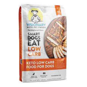 lot 4555 image: Visionary Pet Foods Low Carb Keto Chicken Formula Fresh Dry Food for Dogs All Life Stages 22lb Bag