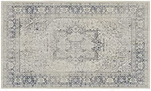 lot 4564 image: Ruggable �� Kamran Blue Quartz �� Machine Washable Area Rug �� Pet & Child Friendly �� Stain & Water Resistant �� Non-Slip �� 8��x10
