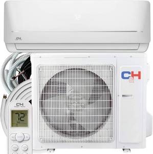 lot 4573 image: Cooper & Hunter 18,000 BTU, 230V 19 SEER Ductless Mini Split ACHeating System Pre-Charged Inverter Heat Pump with 16ft Installation Kit ( RETAILS FOR $1,000)