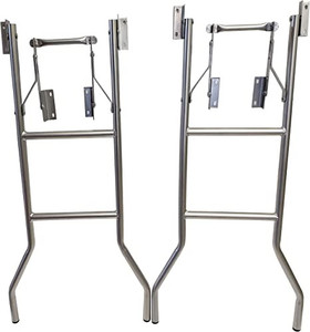 lot 4575 image: Folding Table Legs (Set of 2) 30 12 Inch Height
