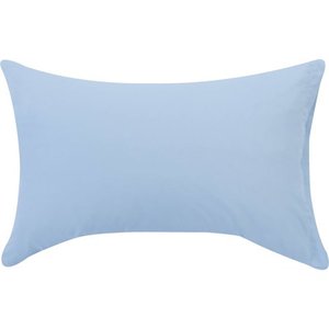 lot 4591 image: Mainstays Basics Microfiber Standard Pillowcase, Blue, 1 Piece