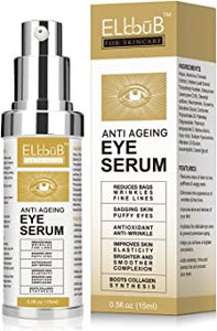 lot 4598 image: Anti Ageing Eye Serum - Eye Cream - Anti Wrinkle Eye Serum for Puffy Eyes, Dark Circles, Eye Bags, Crows Feet, Wrinkles,Reduces Wrinkles Saggy Skin Puffy Eyes