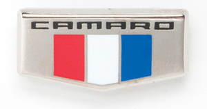 lot 4605 image: qinwa 2 Chrome camero emblem decal pin may vary from stock photo