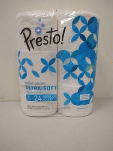 lot 4630 image: Toilet Paper 6 mega Roll Set Ultra Soft Septic Safe 308 Sheets Household Bathroom