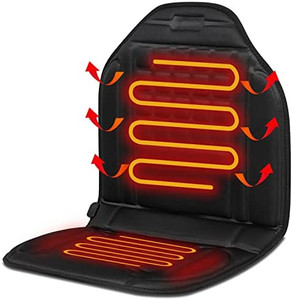 lot 4645 image: Seat Cushion with HeatWinter Heated Seat Cover with Fast Heating On The Go to Reduce Stress