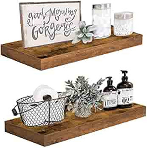 lot 8876 image: QEEIG Floating Shelves