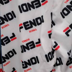 lot 9141 image: FENDI ROMA SHIRT AND PANTS YOUTH XL