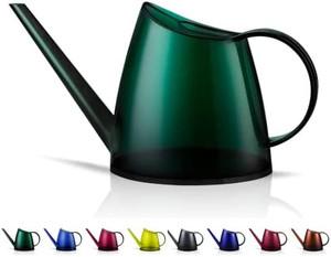 lot 9153 image: Indoor Watering Can for House Bonsai Plants Garden Flower Long Spout 40oz 1.4L 13 Gallon Small Modern Translucent Green