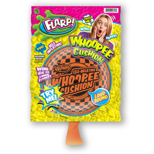 lot 9159 image: Auto Inflate Whoopee Cushion Multi-Colored 2 per lot