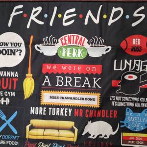 lot 9160 image: FRIENDS MICROFIBER TOWEL