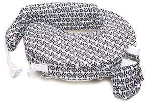 lot 10038 image: My Brest Friend Original Nursing Pillow for Breastfeeding, Nursing and Posture Support with Pocket and Removable Slipcover, Midnight Poppy