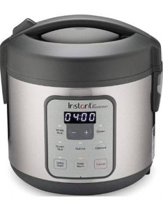 lot 10106 image: Instant Pot Zest 8 Cup Rice Cooker, Steamer, Cooks Rice, Grains, Quinoa and Oatmeal, No Pressure Cooking Functionality