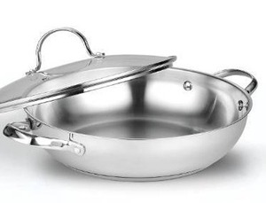 lot 10122 image: Cooks Standard 12-Inch30cm Classic Stainless Steel Everyday Chefs Stir Fry Pan