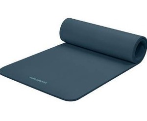 lot 10142 image: Retrospec Solana Yoga Mat 1 Thick w Nylon Strap for Men & Women - Non Slip Excercise Mat for Yoga, Black, 1 inch