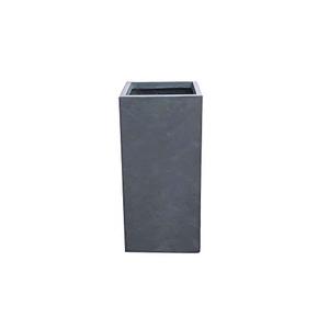 lot 10153 image: Kante RF0002B-C60121 Lightweight Concrete Modern Rectangle Outdoor Planter, Charcoal