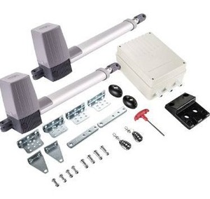 lot 10158 image: CO-Z Gate Openers with Remotes, Automatic Dual Arm Gate Motors, 80W Swing Gate Linear Actuators, Electric Auto Close Garage Fence Driveway Double Gates Operator, Complete Hardware Kit for 660lb