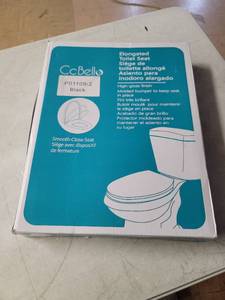 lot 10192 image: Elongated Toilet Seat Black