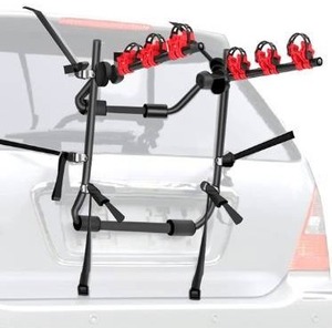 lot 10201 image: WALMANN Bike Trunk Mount 3-Bike Car Carrier Rack for Auto-Mobile Bicycle Rack Fits Most Cars, Sedans, Hatchbacks, Minivans and SUVs Trunk Bike Rack(Not for Childrens BikesWomens Bikes)