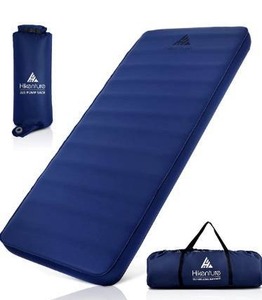 lot 10211 image: Hikenture 4 INCH Thick Self Inflating Sleeping Pad with 9.5 R Value, Comfort Plus Camping Mattress with Pump Sack, Inflatable Foam Insulated Camping Pad, Portable Camping Mat for 4-Season