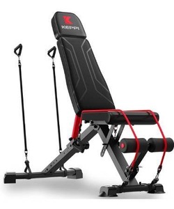 lot 10234 image: Keppi Adjustable Weight Bench-Foldable Workout Bench Press for Full Body Strength Training, Incline Decline Bench with Fast Folding - 2022 Version
