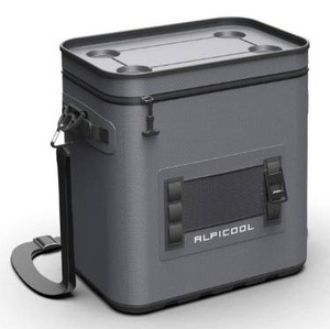 lot 10259 image: Alpicool Soft Cooler Bag Portable Leak-Proof Cooler Pack Waterproof Insulated Cooler for Fishing,Camping,Hiking, Picnic,Beach,Outdoor