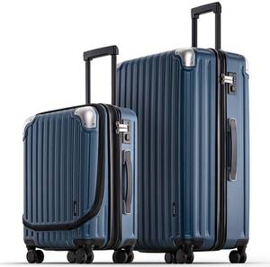 lot 10148 image: level8 grace luggage set 2028 blue