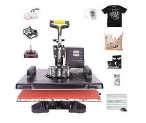 lot 10268 image: CO-Z 110V Heat Press 360 Degree Swivel Heat Press Machine