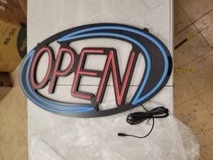 lot 10283 image: Led Neon Open Sign