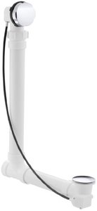lot 10291 image: KOHLER K-7213-CP Clearflo Cable Bath Drain, Polished Chrome