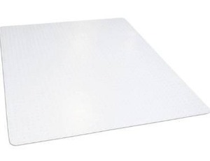 lot 10345 image: Dimex 46x 60 Clear Rectangle Office Chair Mat For Low And Medium Pile Carpet, Made In The USA, BPA And Phthalate Free, C532001J