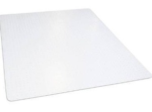 lot 10349 image: Dimex 46x 60 Clear Rectangle Office Chair Mat For Low And Medium Pile Carpet, Made In The USA, BPA And Phthalate Free, C532001J