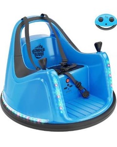 lot 10367 image: Ride On Electric Bumper Car for Kids & Toddlers, 12V 2-Speed, Ages 1, 2, 3, 4, 5 Year Old Boys & Girls  Remote Control, Baby Bumping Toy Gifts Cars  Toys for 18 Months Toddler-5 Year Old Kid