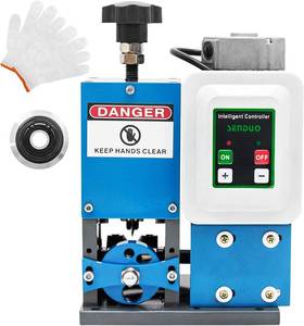 lot 10266 image: SENDUO Adjustable Speed Wire Stripper Machine,Wire Strippers 0.06-1.57 Diameter,with 6 Different Wire Feed Holes ,Automatic Wire Stripper 500W Motor