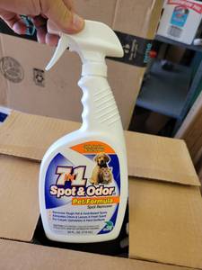lot 10392 image: (Full Case) 12 Bottles 24oz 7 in 1 Spot & Odor Pet Formula Spray