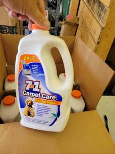 lot 10396 image: 7in1 Carpet Care Solution Pet-Formula 8 Bottles 64oz each