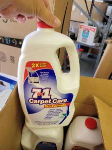 lot 10397 image: 7in1 Pro Formula Carpet Care Solution 31 Gallons