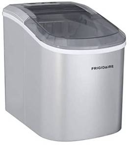 lot 74075 image: FRIGIDAIRE EFIC189-Silver Compact Ice Maker, 26 lb per Day, Silver
