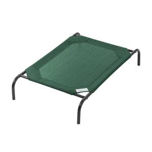 lot 74091 image: The Original Coolaroo Elevated Pet Dog Bed for Indoors & Outdoors Medium Brunswick Green